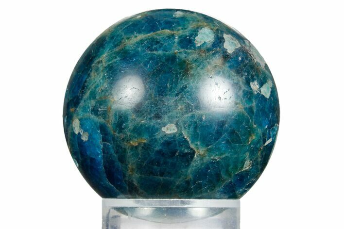 Bright Blue Apatite Sphere - Madagascar #334035